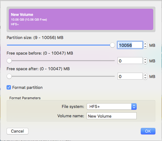 Partition Drive For Mac